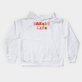 Bakers Life Cookie Art Kids Hoodie